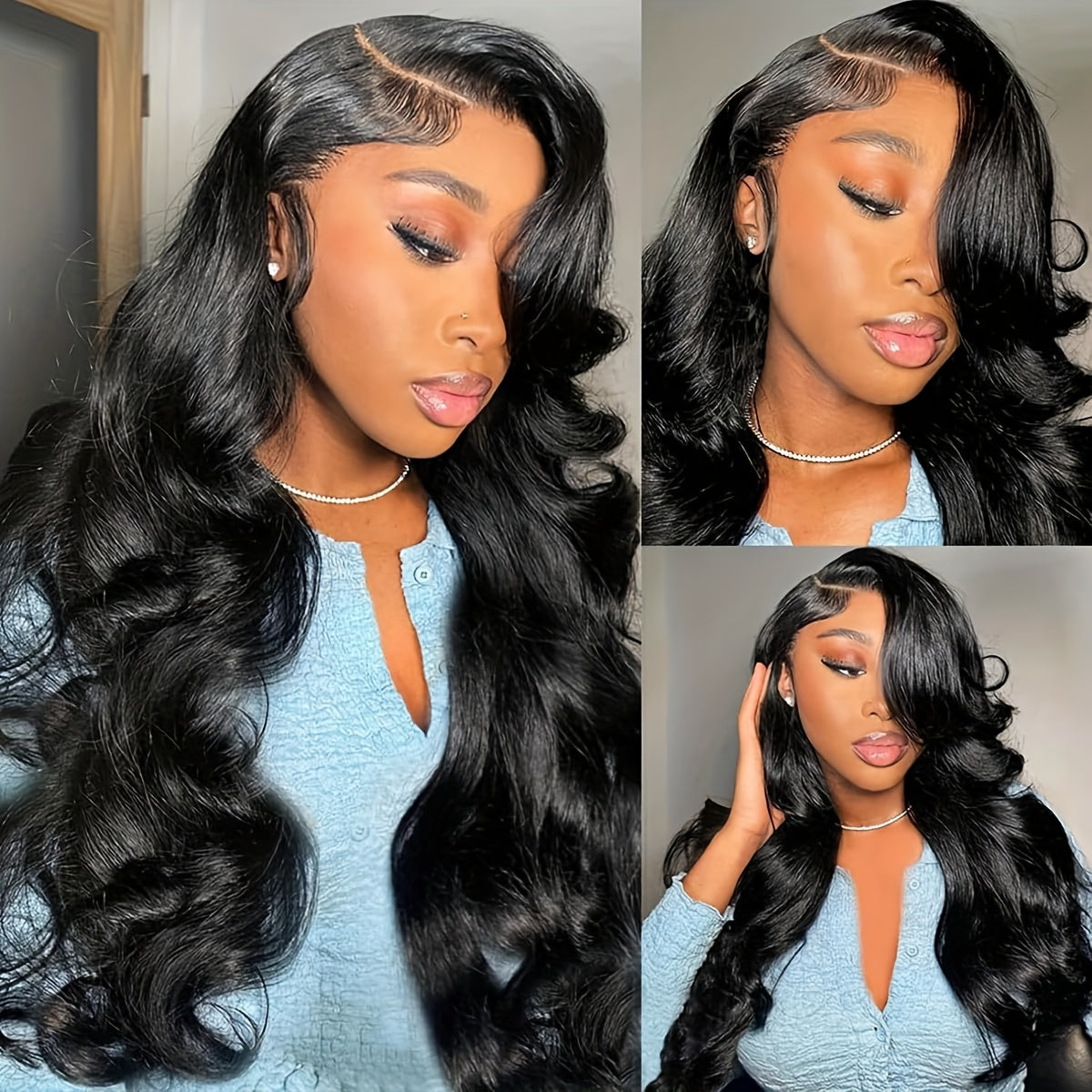 Peruvian Body Wave Virgin Hair Bundles With Lace 5x5 Closure Human Hair Unprocessed Body Wave Hair With Closure 5x5 Lace Free Part Natural Black Hair 5 Bundles In Total